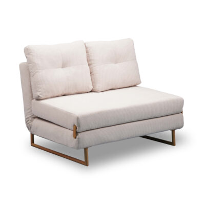 ספה 120 ס"מ נפתחת למיטה מרופדת בד קורדרוי HOME DECOR דגם לילך 120