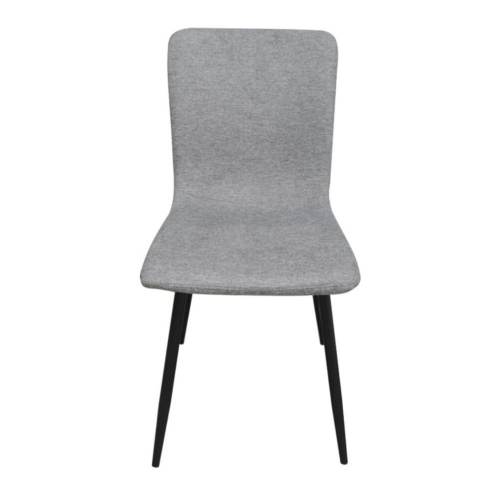סט 4 כסאות אוכל מרופדים בד רחיץ דגם סהר מבית HOME DECOR