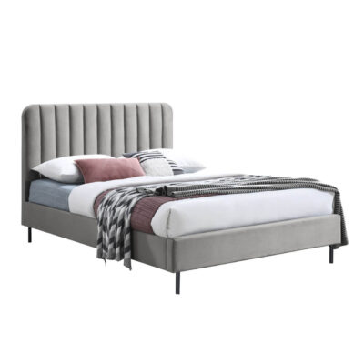 מיטה רחבה 120/190 ס"מ מרופדת דגם ורד 120 מבית HOME DECOR