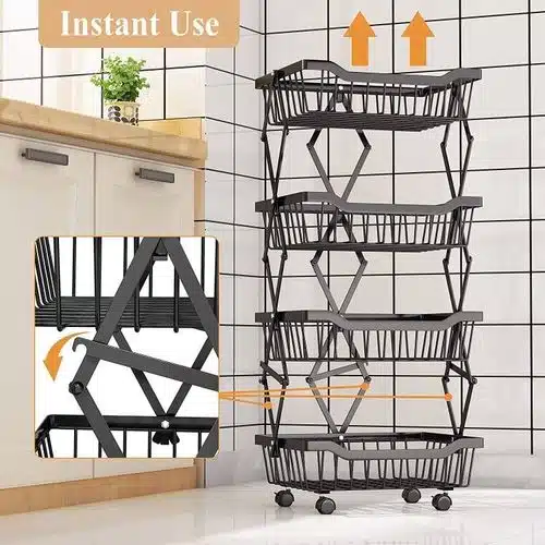 עגלת שירות 4 תאים דגם נועם מבית Garden Top עגלת שירות 4 תאים דגם נועם מבית Garden Top