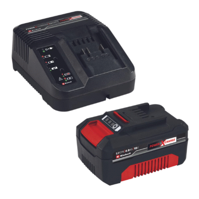 סט 2 כלים נטען - מפוח נושף טורבו 18V ומכסחת דשא 18V דגם 2P מבית EINHELL