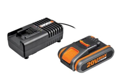 אקדח סיכות 20V אורך 6-15 מ"מ כולל סוללה ומטען דגם WX843.9 מבית WORX