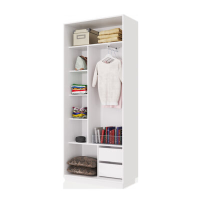 ארון הזזה 2 דלתות רוחב 90 ס"מ דגם אדם מבית HOME DECOR