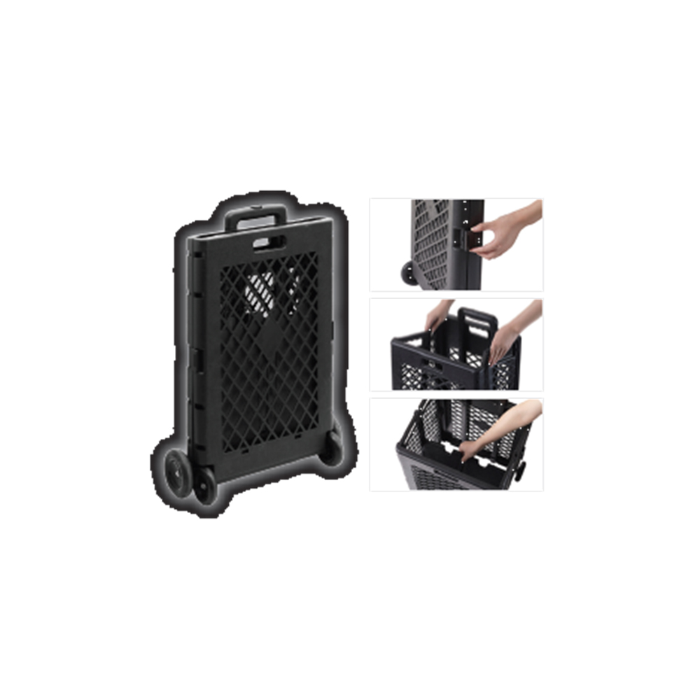 ארגז גדול לקניות עם עגלה מתקפלת דגם ST-35KG תוצרת STAINHEL
