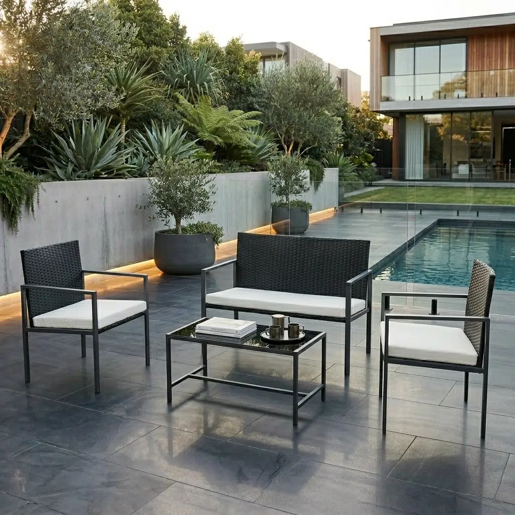 מערכת ישיבה לגינה 4 חלקים דגם ג'ולי ICST4050 מבית Playa