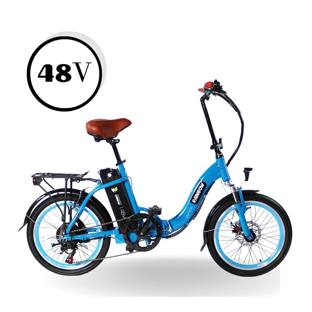 אופניים חשמליים מתקפלים 20" שלדה אלומיניום נמוכה RAINBOW VENICE 48V אופניים חשמליים מתקפלים 20" שלדה אלומיניום נמוכה RAINBOW VENICE 48V