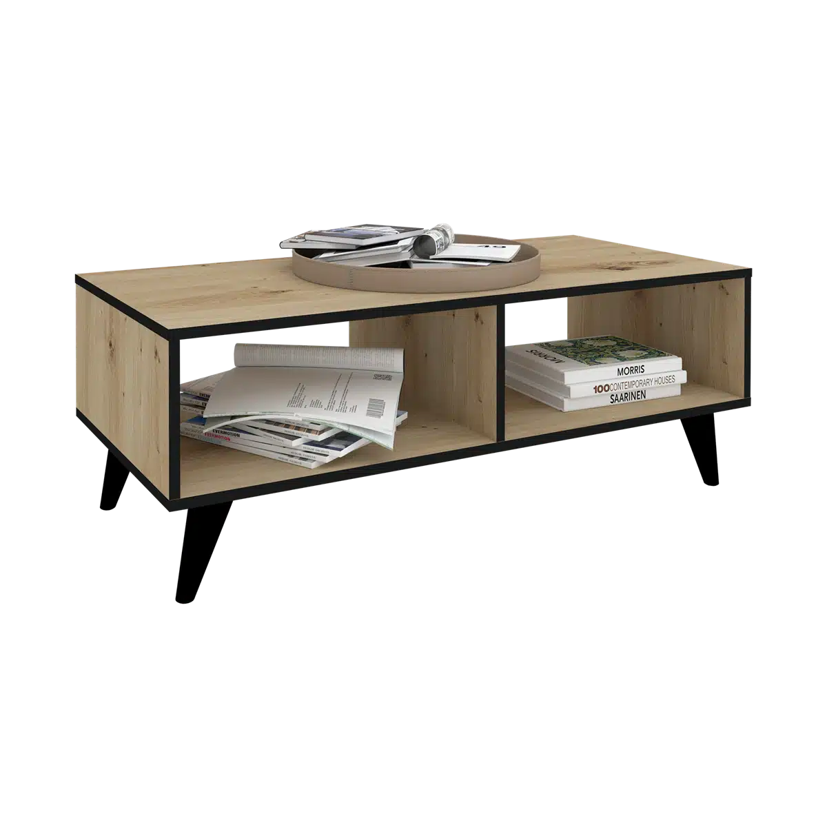 שולחן סלון מהמם גוון אלון דגם TAMARA מבית Tudo Design שולחן סלון מהמם גוון אלון דגם TAMARA מבית Tudo Design