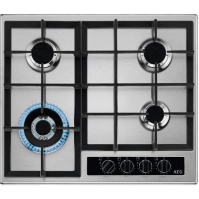 כיריים גז נירוסטה 60 ס"מ STEP POWER דגם HGB64420YM מבית AEG