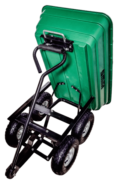 עגלת משא משופרת לשטח ולגינה 75 ליטר דגם 151603-002 Heavy Duty מבית Smith