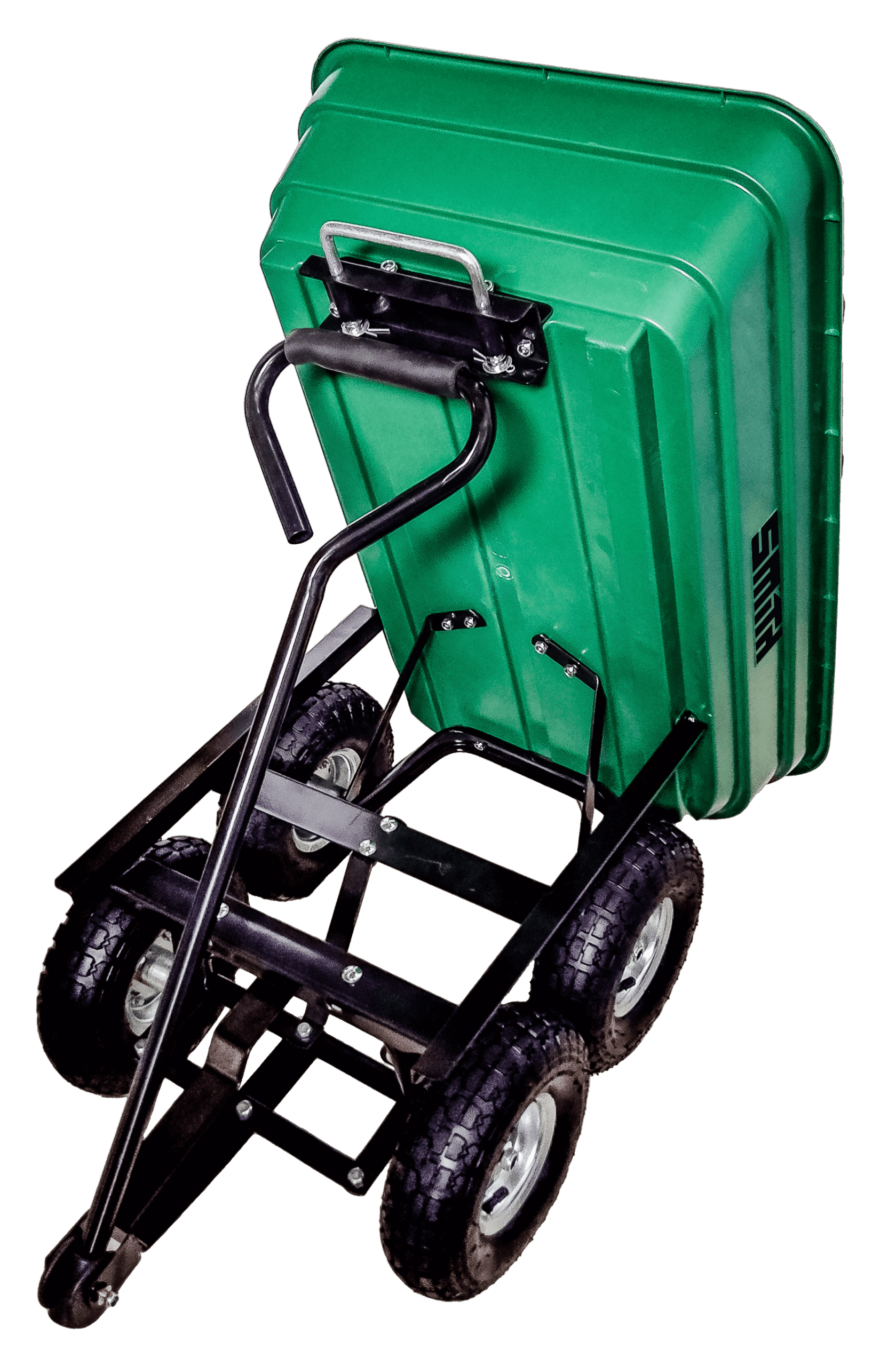 עגלת משא משופרת לשטח ולגינה 75 ליטר דגם 151603-002 Heavy Duty מבית Smith