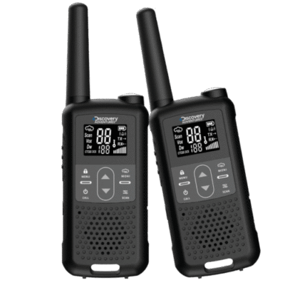 זוג מכשירי קשר PMR446 דגם DS PRO MAX מבית Discovery