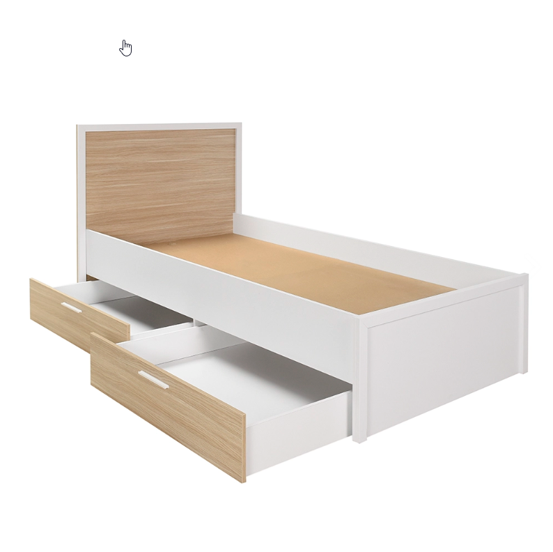 מיטת יחיד רחבה עם 2 מגירות אחסון דגם Oxford-KRC-1402 מבית HOMAX מיטת יחיד רחבה עם 2 מגירות אחסון דגם Oxford-KRC-1402 מבית HOMAX