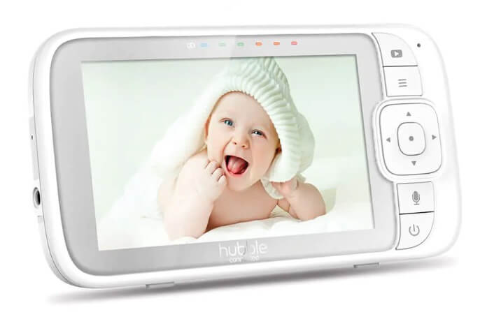 מצלמה אינטרקום ממומעת לתינוק כולל מסך "5 דגם NURSERY VIEW PRO מבית HUBBLE