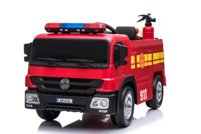 כבאית ממונעת 12V לילדים עם גלגלי EVA