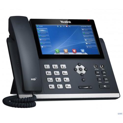 טלפון משרדי עם צג צבעוני דגם T46U מבית Yealink טלפון משרדי עם צג צבעוני דגם T46U מבית Yealink