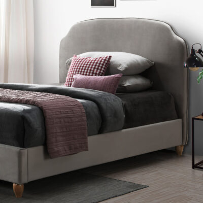 מיטה זוגית מעוצבת מרופדת דגם רימון מבית HOME DECOR