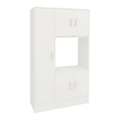 ארון שירות רחב עם מקום למיקרוגל דגם ROME מבית TUDO DESIGN