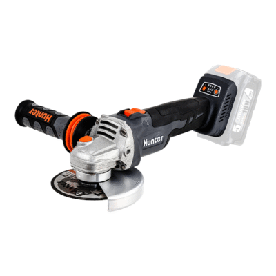 משחזת זווית נטענת BrushLess 18V - גוף בלבד דגם 100411-020 מבית Hunter