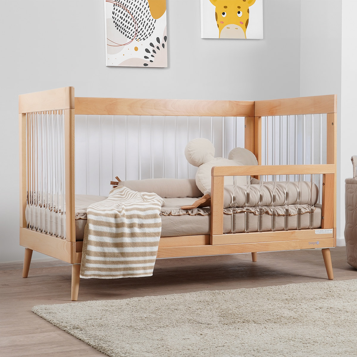 מיטת תינוק אמנדה - Amanda™ Baby Bed 130x70 cm מבית Dainy's