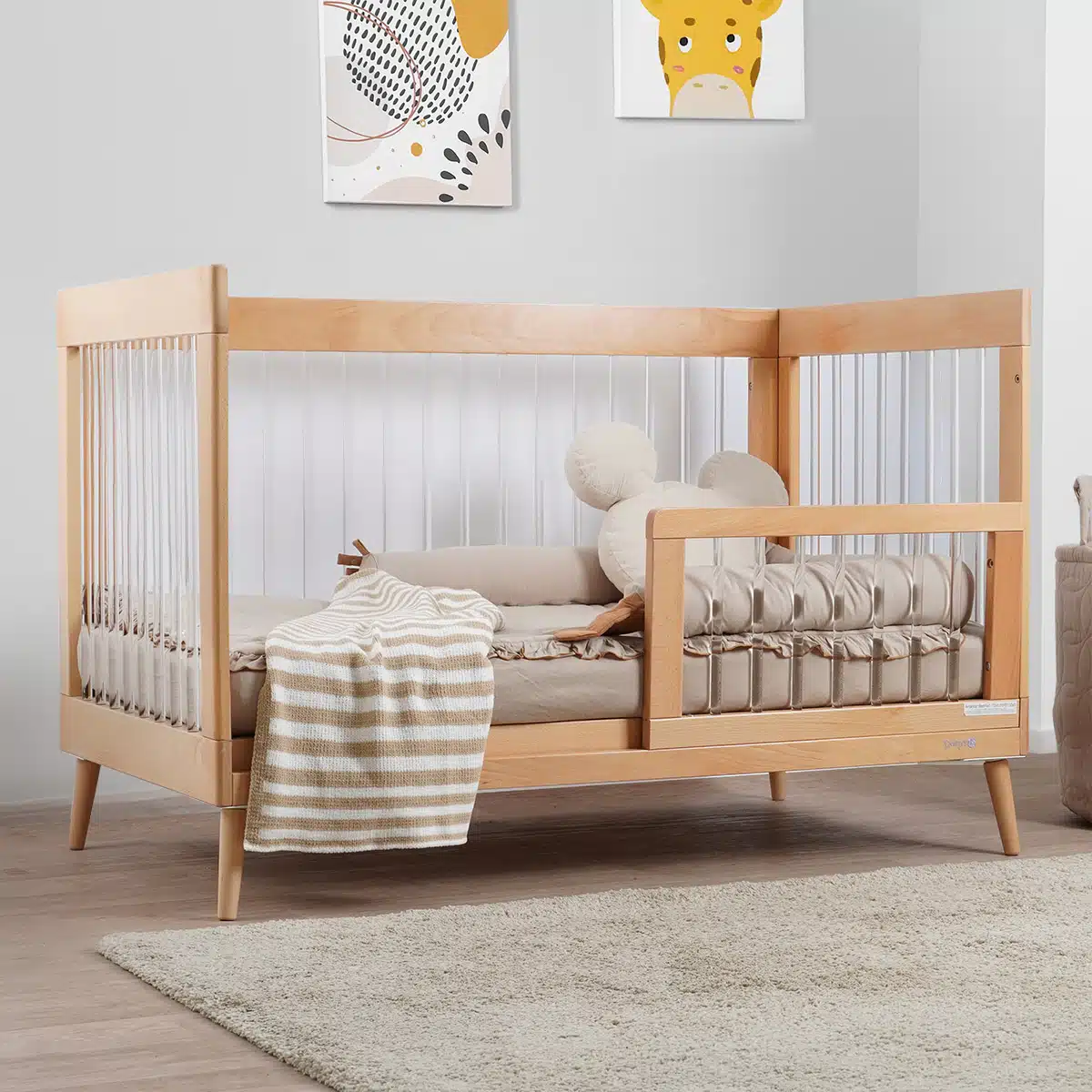 מיטת תינוק אמנדה - Amanda™ Baby Bed 130x70 cm מבית Dainy's