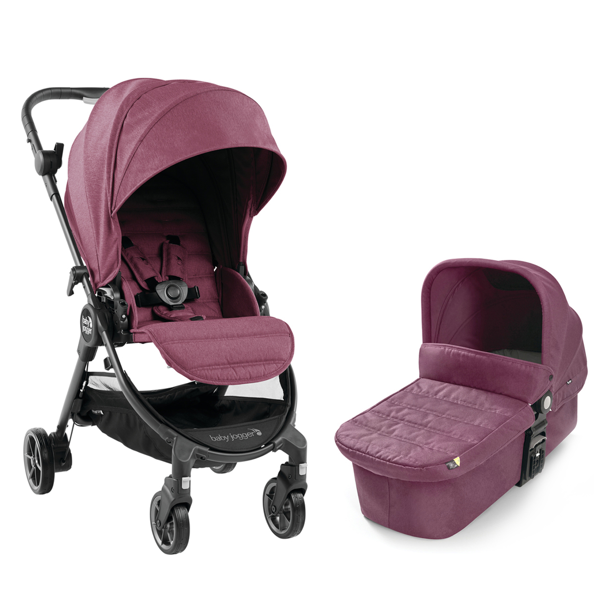 עגלה משולבת סל שכיבה סיטי תור לאקס - City Tour LUX Bundle מבית Baby Jogger