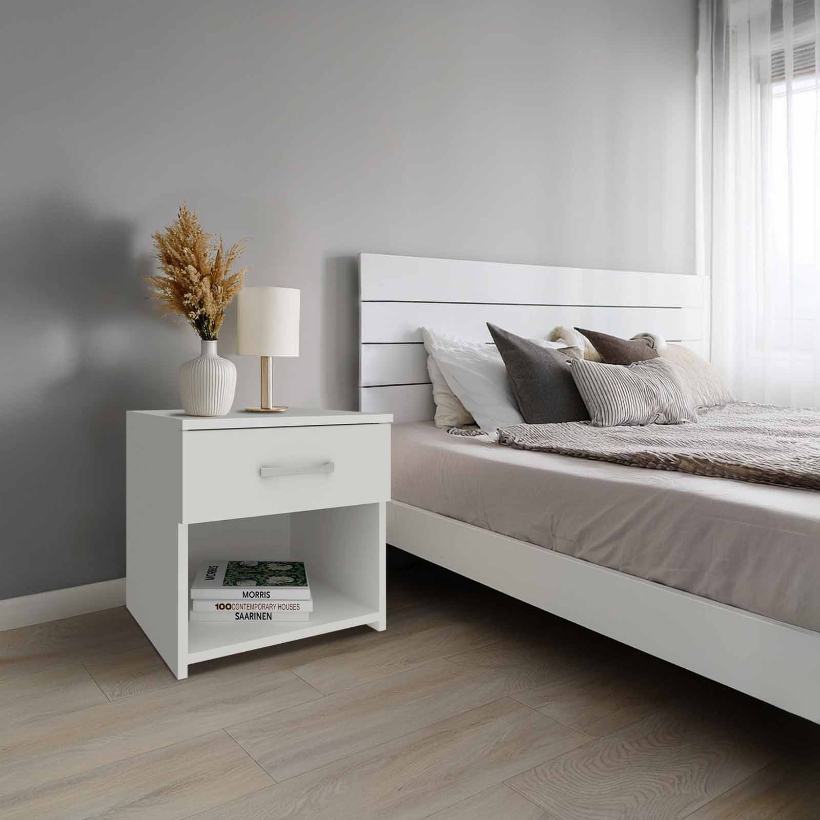 שידת לילה מעוצבת עם מגירה דגם NOAM מבית Tudo Design שידת לילה מעוצבת עם מגירה דגם NOAM מבית Tudo Design