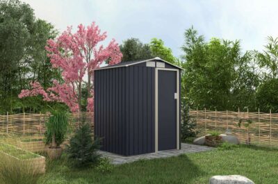 מחסן מתכת לגינה במידות 1.50X1.30 דגם XA1 מבית Garden Top