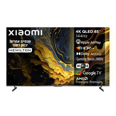 טלוויזיה ''85 QLED 4K דגם "TV Max 85 מבית Xiaomi
