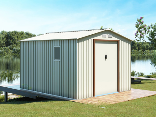 מחסן מתכת פרמיום לגינה במידות 2.77X3.19 דגם 111t910 מבית Garden Top מחסן מתכת פרמיום לגינה במידות 2.77X3.19 דגם 111t910 מבית Garden Top