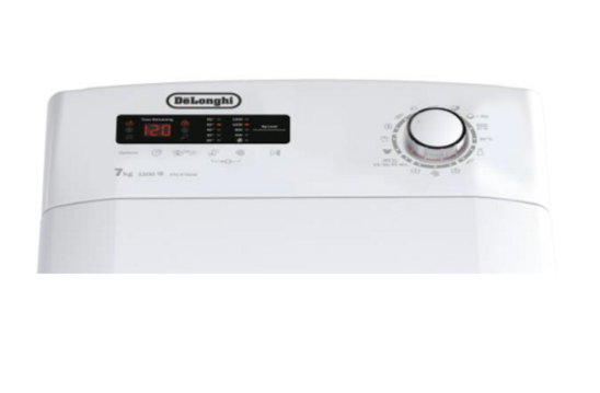 מכונת כביסה פתח עליון - 7 ק"ג Delonghi דגם ETQ-272DAE