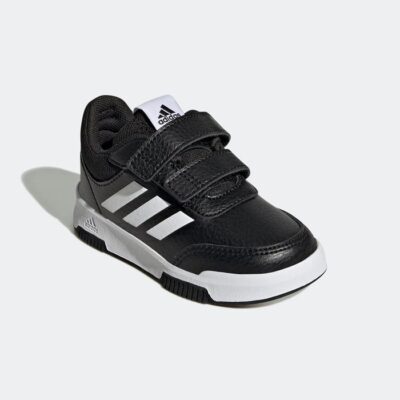 נעלי אופנה לתינוקות בצבע שחור/לבן דגם SPORT AND LOOP מבית ADIDAS