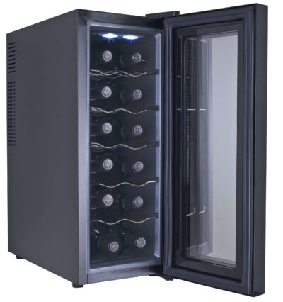 מקרר יינות 12 בקבוקים מבוסס מדחס דגם BCW-35A מבית La Kitchenette