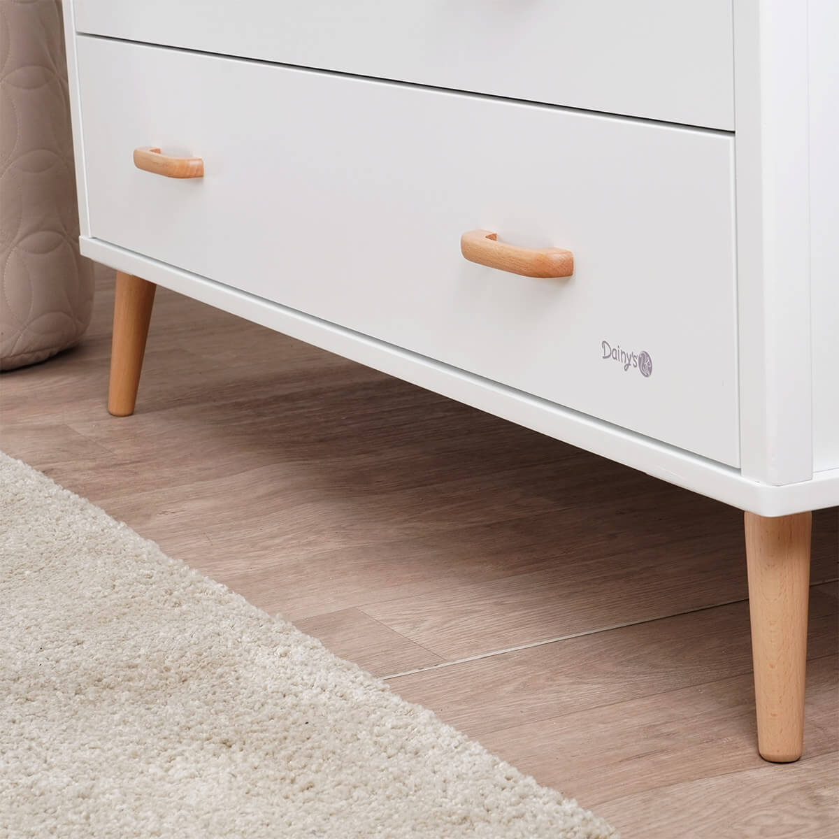 שידת אחסנה אליסון לבן/עץ - Alison™ Dresser White/Wood מבית Dainy's