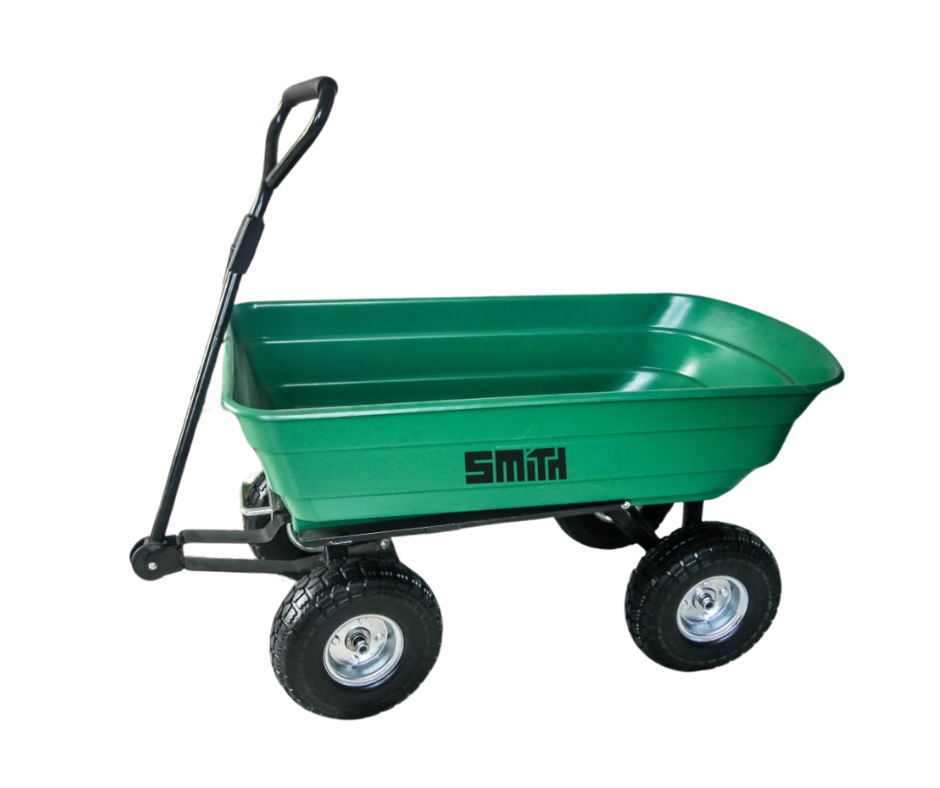 עגלת משא משופרת לשטח ולגינה 75 ליטר דגם 151603-002 Heavy Duty מבית Smith