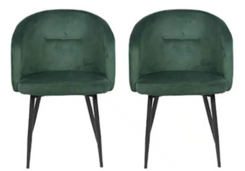 זוג כסאות מעוצבים לפינת אוכל דגם GARDA מבית Brand Direct