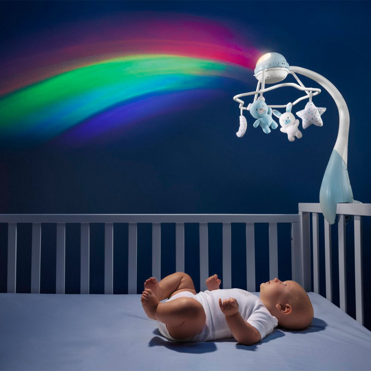 מובייל קשת בענן - Rainbow Cot Mobile מבית Chicco