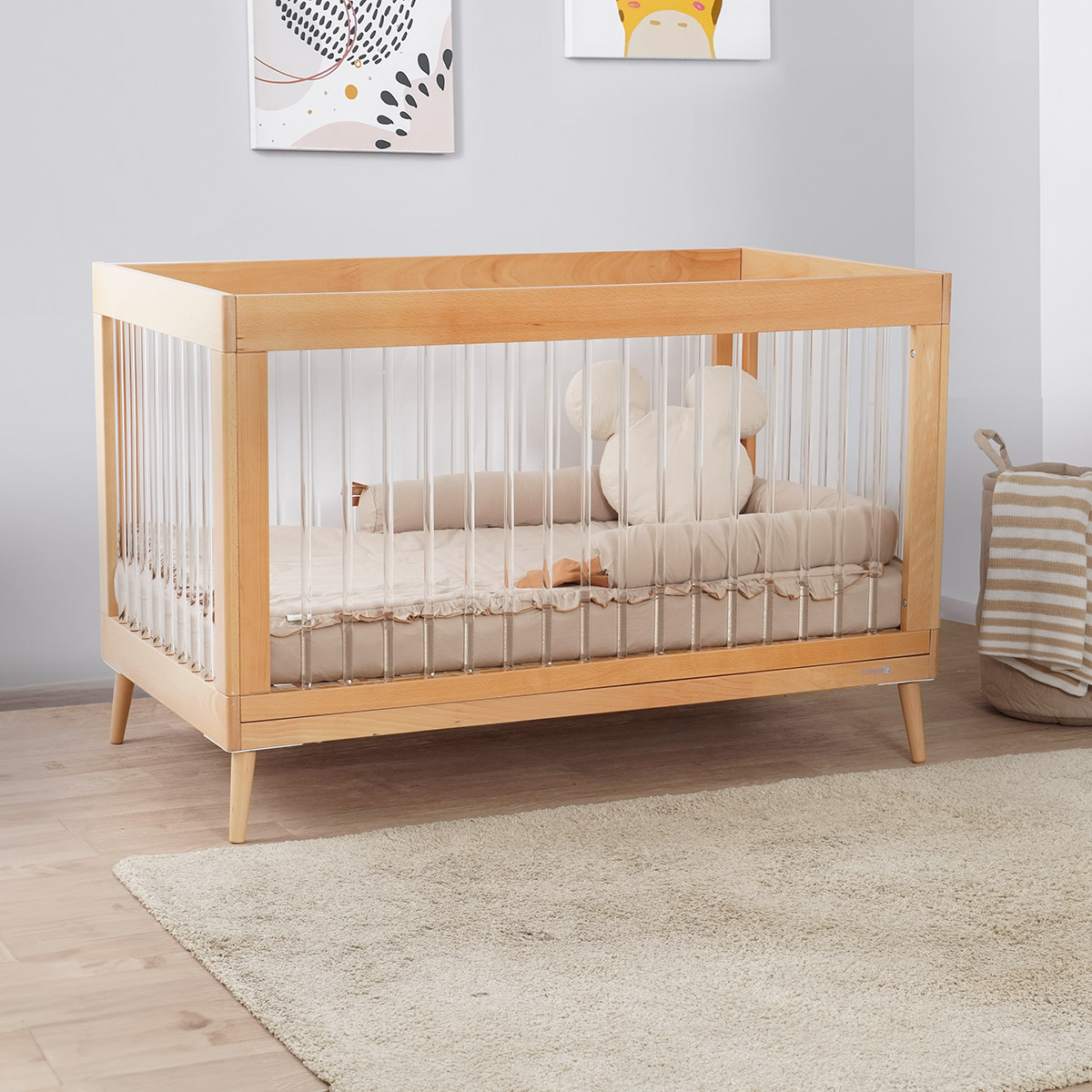 מיטת תינוק אמנדה - Amanda™ Baby Bed 130x70 cm מבית Dainy's