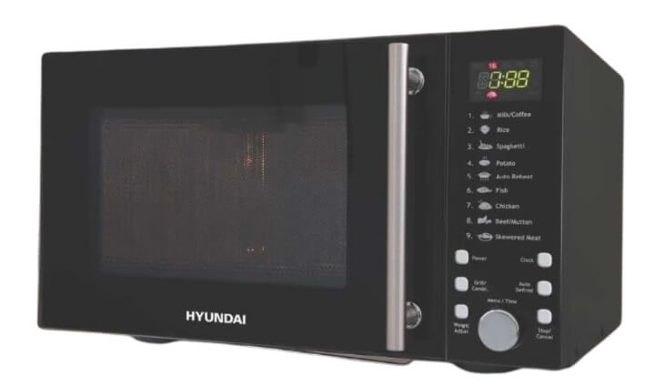 מיקרוגל דיגיטלי גריל נפח 25 ליטר דגם HAM-D25SP מבית Hyundai