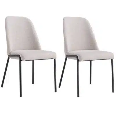 זוג כסאות מעוצבים לפינת אוכל דגם אייל מבית HOME DECOR