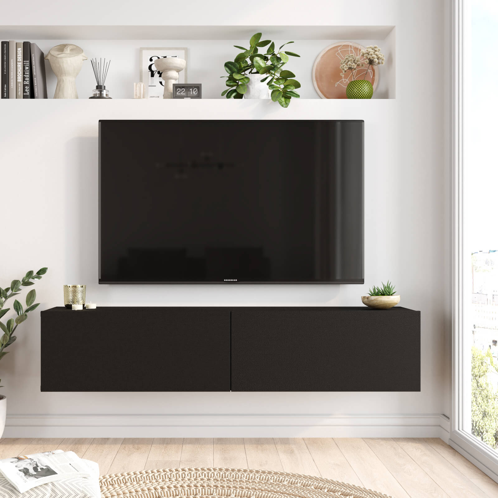 מזנון טלוויזיה צף דגם ARISTO FR10 מבית HOMAX מזנון טלוויזיה צף דגם ARISTO FR10 מבית HOMAX