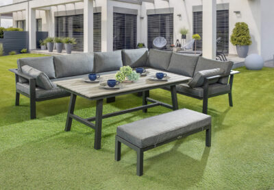 מערכת ישיבה פינתית לגינה דגם מלדיב מבית Australia Garden