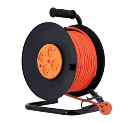 תוף כבל עובי 2.5 משולב 4 שקעים דגם HYCR מבית semicom Switch