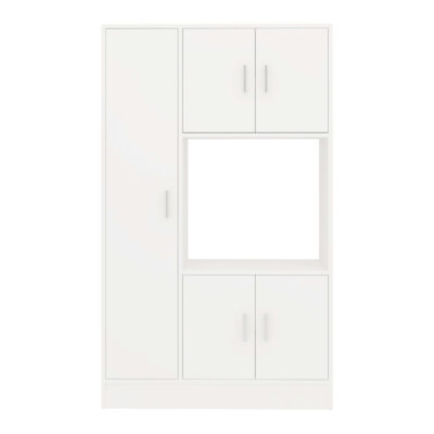 ארון שירות רחב עם מקום למיקרוגל דגם ROME מבית TUDO DESIGN
