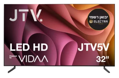 טלוויזיה חכמה "32 HD VIDAA דגם 32JTV5V מבית jtv