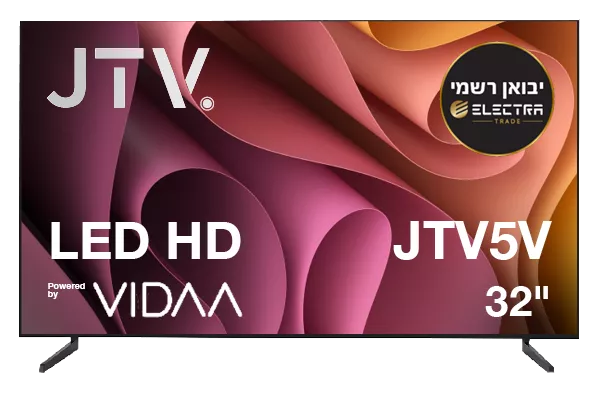 טלוויזיה חכמה "32 HD VIDAA דגם 32JTV5V מבית jtv