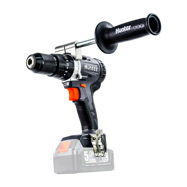 מברגה רוטטת/קודחת BrushLess 18V HD - גוף בלבד דגם 100315-001 מבית Hunter
