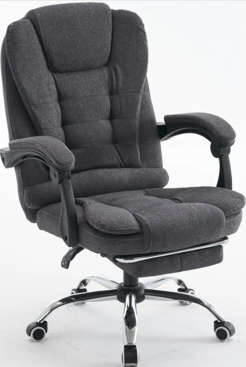 כיסא מנהלים בד גב גבוה דגם Boss Cotton מבית S.R
