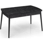 פלטה שחורה דמוי שיש