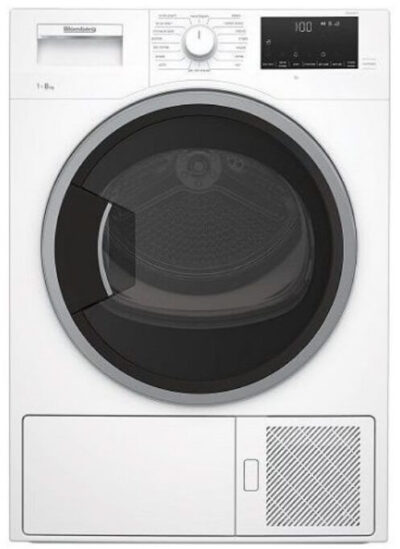 מייבש כביסה פתח חזית 9 ק"ג Heat-Pump דגם TGE593WTX מבית Blomberg