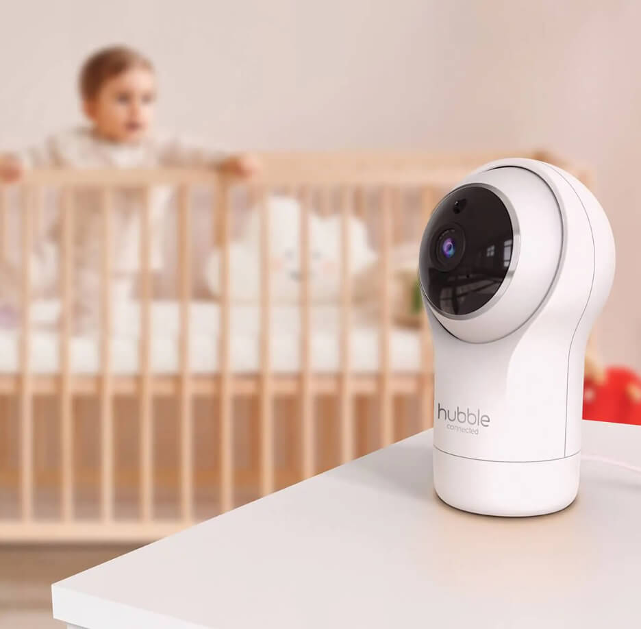 מצלמה אינטרקום ממומעת לתינוק כולל מסך "5 דגם NURSERY VIEW PRO מבית HUBBLE
